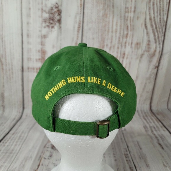 John Deere Owner's Edition Green Adjustable Adult Baseball Ball Cap Hat - Picture 4 of 10